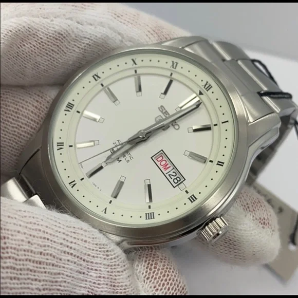 Seiko SS day date automatic watch SNKP09KS - Picture 3 of 7